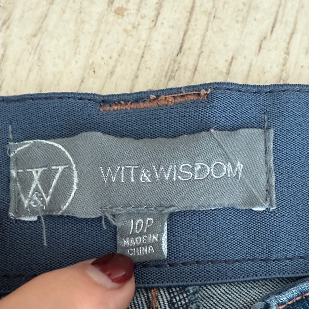 Wit & Wisdom Dark Blue Flare Jeans - Picture 5 of 5